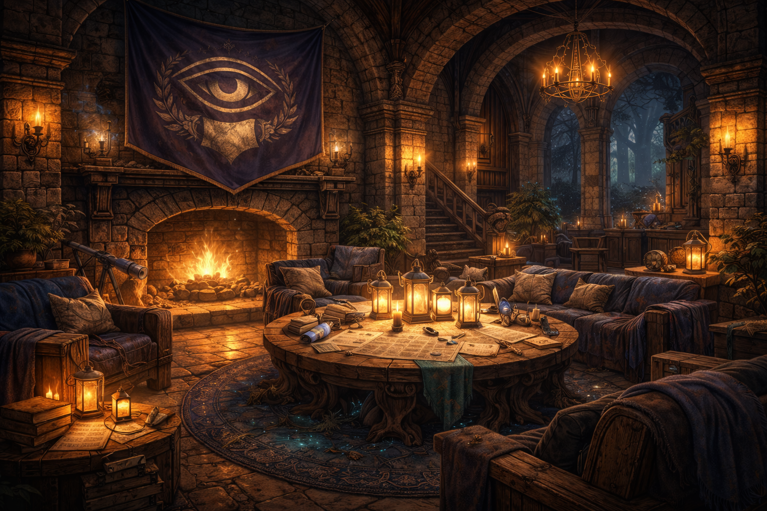 Lanternwatch Hall room