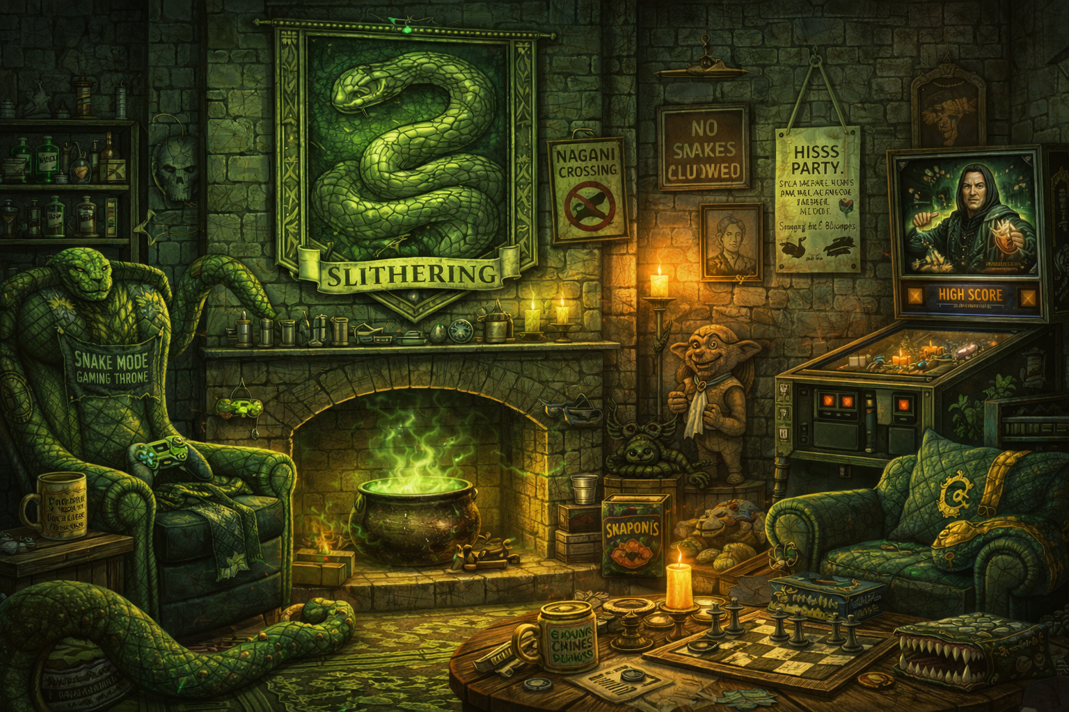 Slithering room